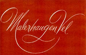 Malerhaugen vel sin logo er laget av kunstner Bjørg Larsen