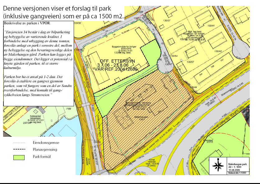 Planer for malerhaugparken