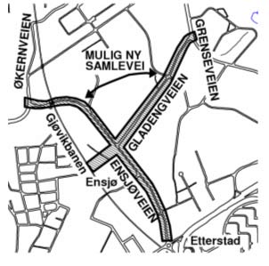 For å minste trafikk-trykket foreslås det en ny samlevei